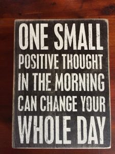 Practicing Person - One Small Positive Thought In The Morning Can Change Your Whole Day